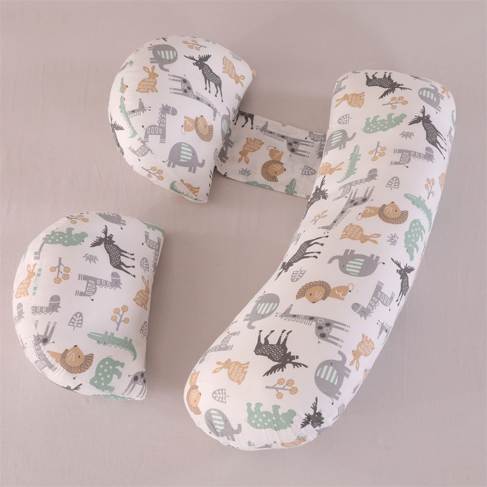 KTX-977043 Maternity U-Shape Support Pillow - Adjustable Multi-Functional Pregnancy and Nursing Cushion
