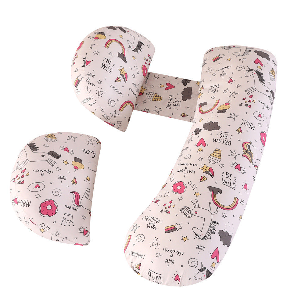 KTX-977043 Maternity U-Shape Support Pillow - Adjustable Multi-Functional Pregnancy and Nursing Cushion