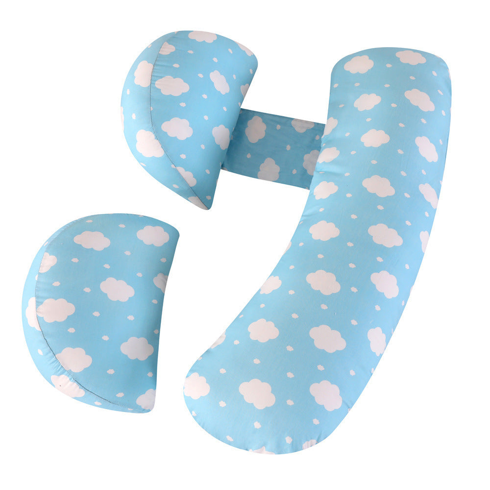 KTX-977043 Maternity U-Shape Support Pillow - Adjustable Multi-Functional Pregnancy and Nursing Cushion