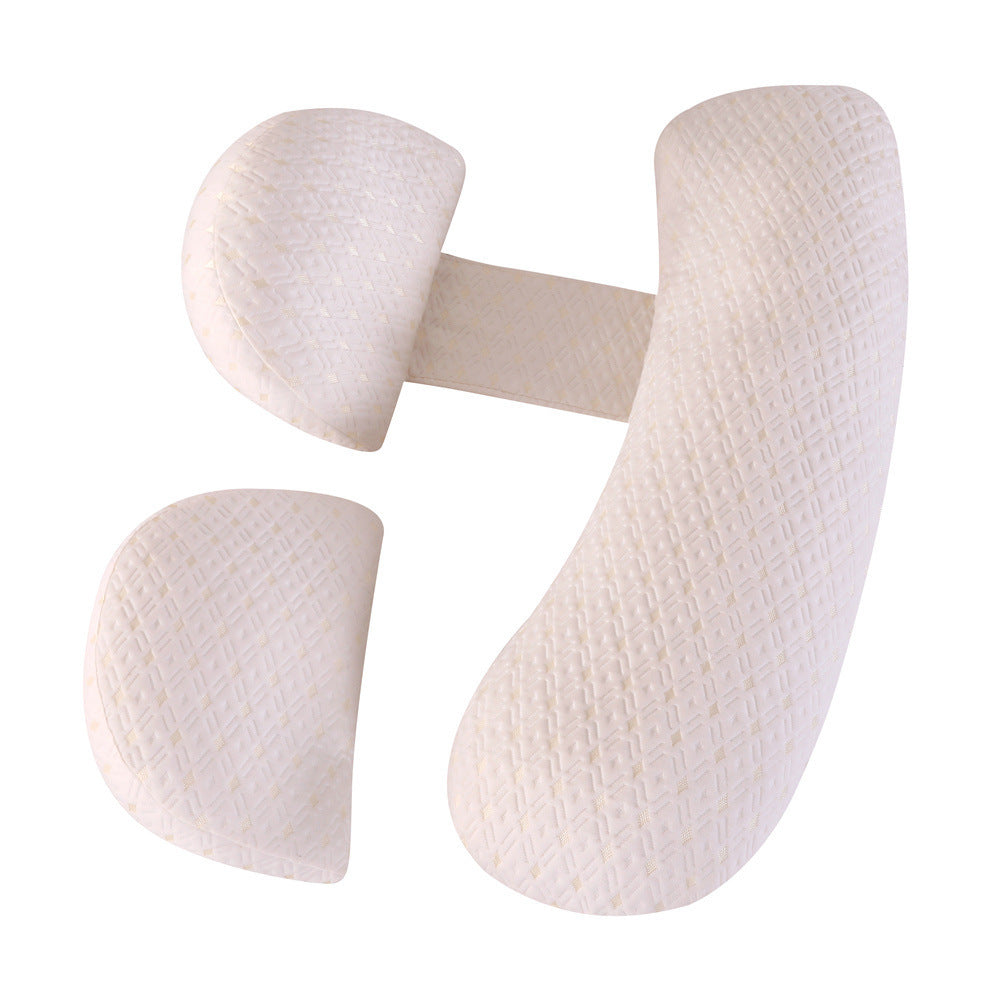 KTX-977043 Maternity U-Shape Support Pillow - Adjustable Multi-Functional Pregnancy and Nursing Cushion