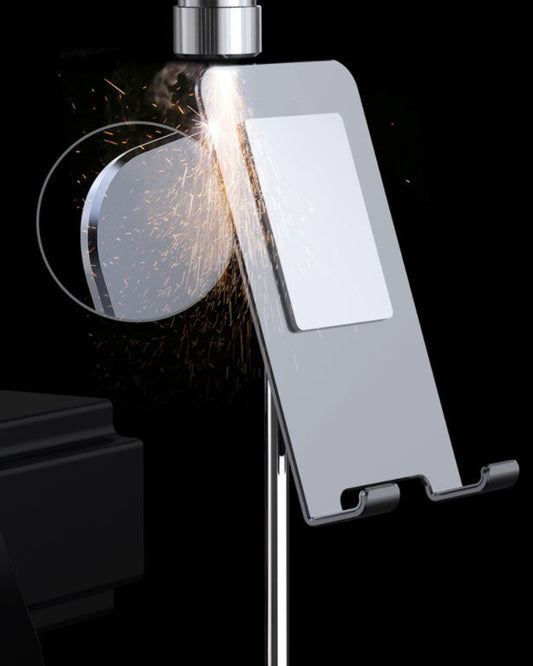 KTX-977299 Telescopic Aluminum Alloy Desktop Bracket for Mobile Devices and Tablets