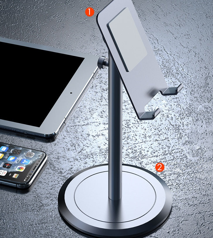 KTX-977299 Telescopic Aluminum Alloy Desktop Bracket for Mobile Devices and Tablets