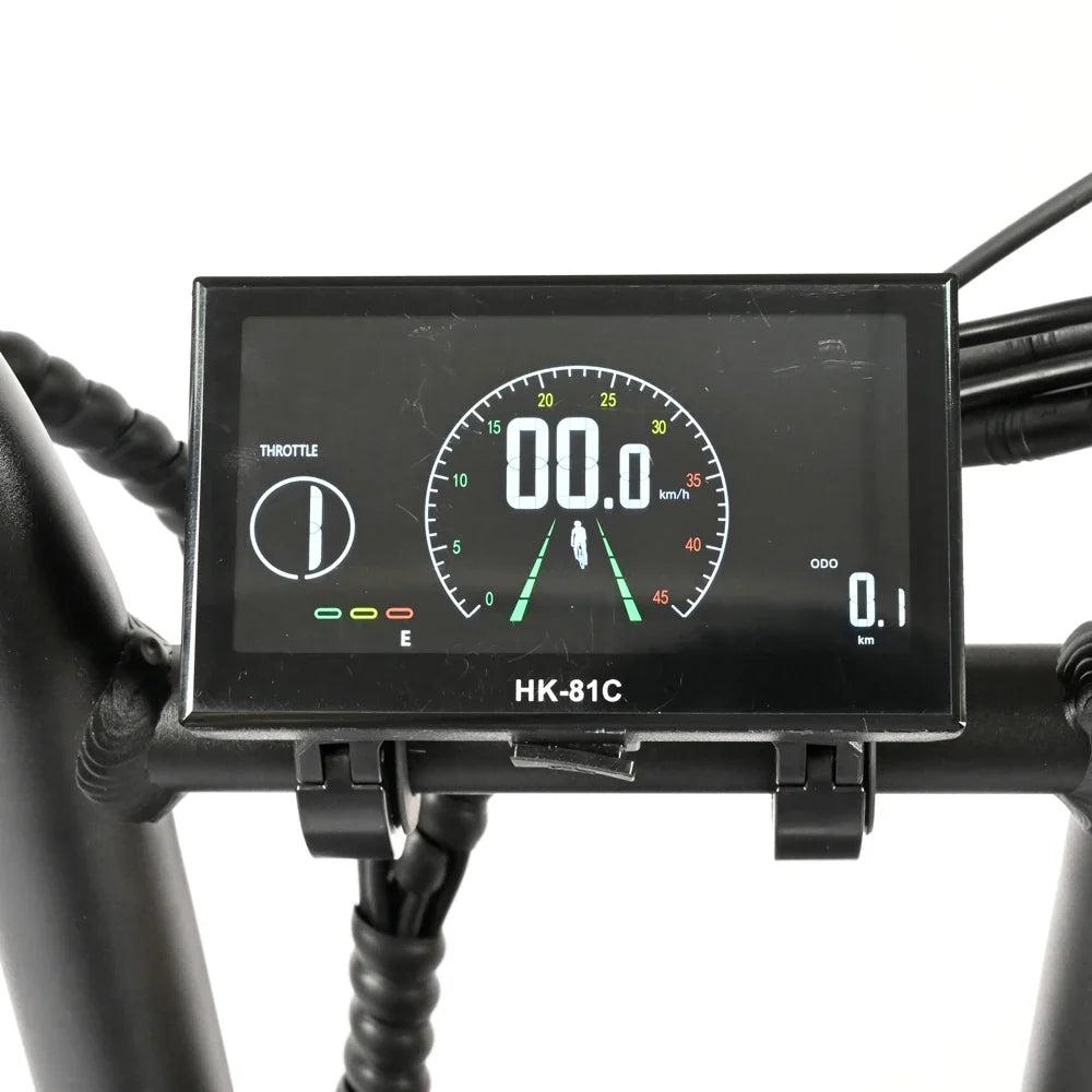 KTX-977555 2000W Electric City Bike with Dual 30Ah Battery, 7-Speed Gears, Aluminum Alloy Frame, and Fat Tires