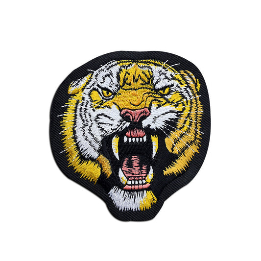 KTX-980371 3D Embroidered Animal Iron-On Patch for Clothing - Eco-Friendly Fabric Sticker