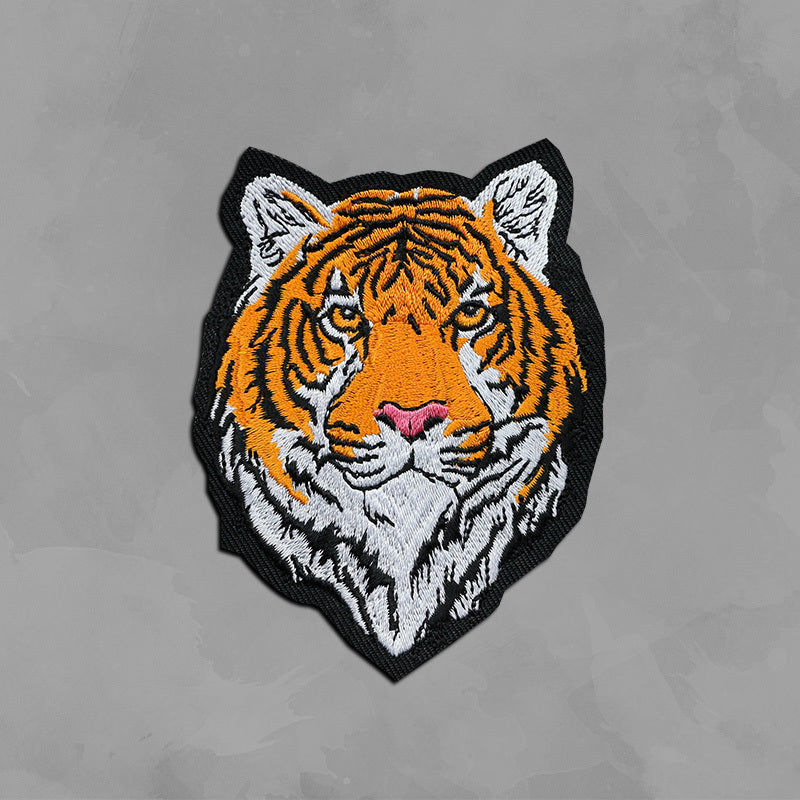 KTX-980371 3D Embroidered Animal Iron-On Patch for Clothing - Eco-Friendly Fabric Sticker