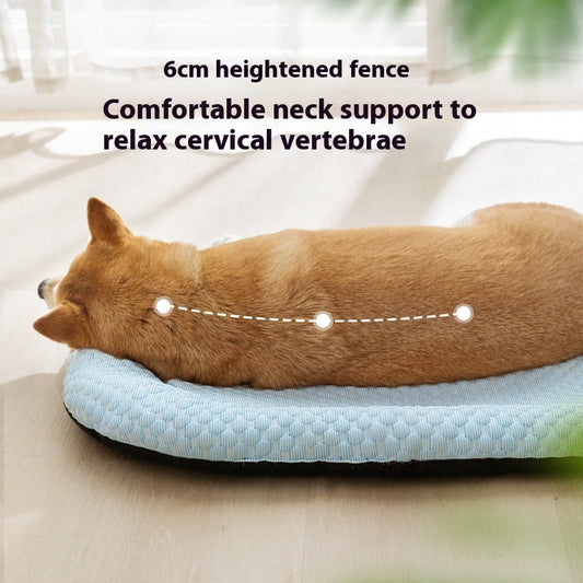 KTX-983123 Cooling Dog Mat - 3D Breathable Ice Pad for Small to Extra-Large Dogs, Various Colors Available