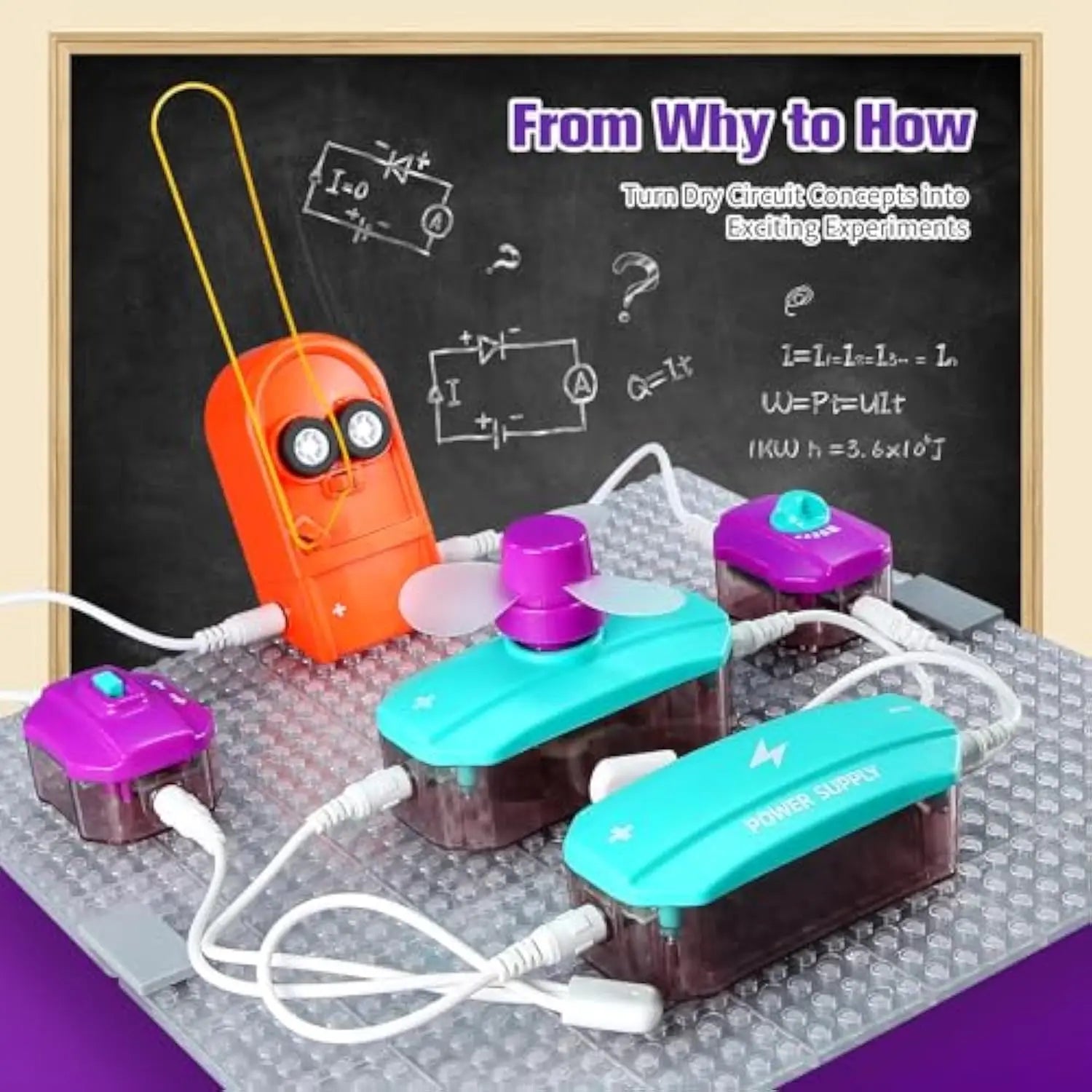 KTX-988115 Educational STEM Circuit Toy for Kids - DIY Electronic Module Kit