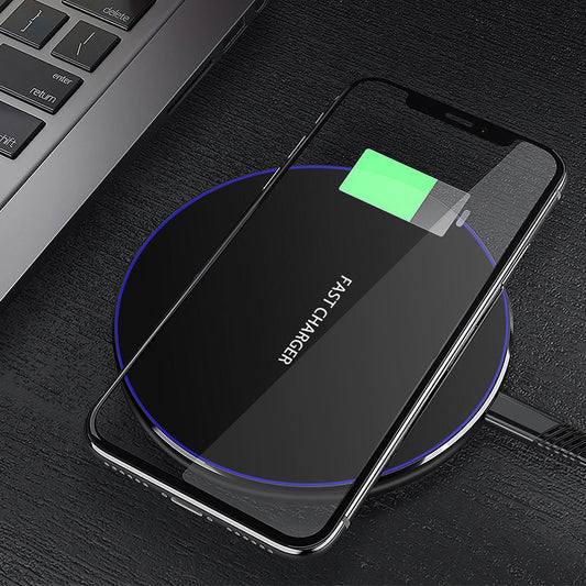 KTX-988499 15W Fast Wireless Charging Base with Type-C Interface - Black and White Options