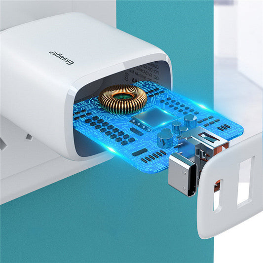 KTX-990803 20W Fast Charge Adapter with Dual Output Port for Multiple Devices