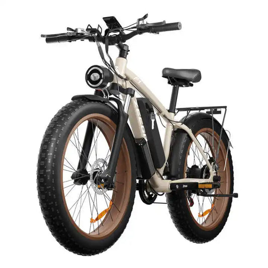 KTX-991443 1000W Electric Dirt Bike with 48V Battery and 7-Speed Gears, Aluminum Alloy Frame, Hydraulic Disc Brakes, and 26" Fat Tires