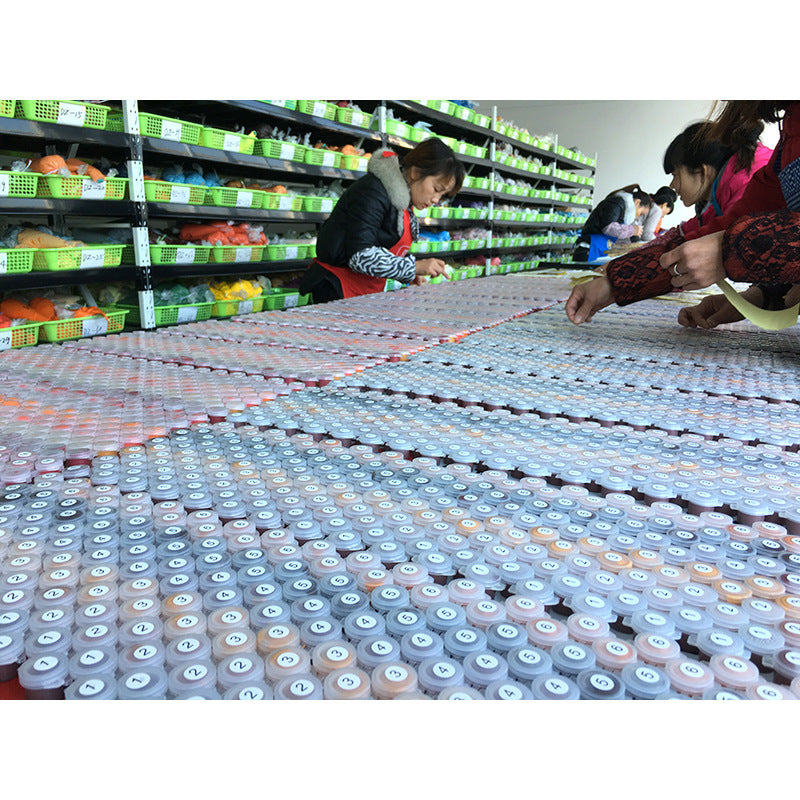 KTX-991571 Bottle of Sunflower Digital Oil Painting - Romanticism Canvas Art 40x50cm