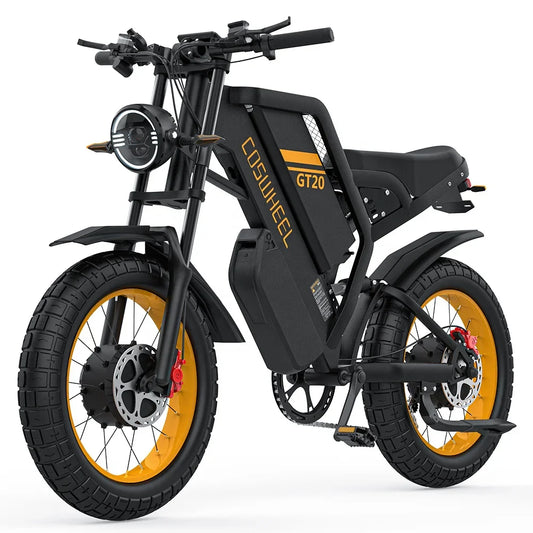 KTX-992595 Dual Motor Fat Tire Electric Bike with 3000W Motor and 48V 40Ah Battery