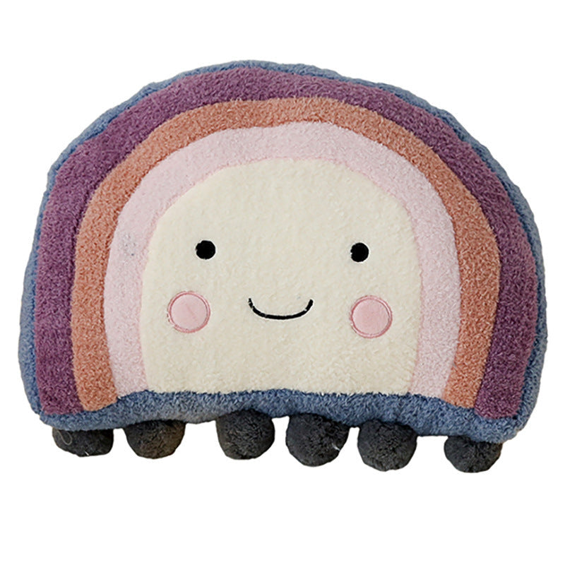 KTX-993875 Cute Cartoon Plush Cushion for Girls - Japanese and Korean Style Bedroom Sofa Pillow Made with Soft PP Cotton Filling