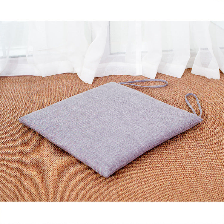 KTX-994003 Linen Strap Non-slip Chair Cushion 40x40cm for Living Room, Dining, and Outdoor Use
