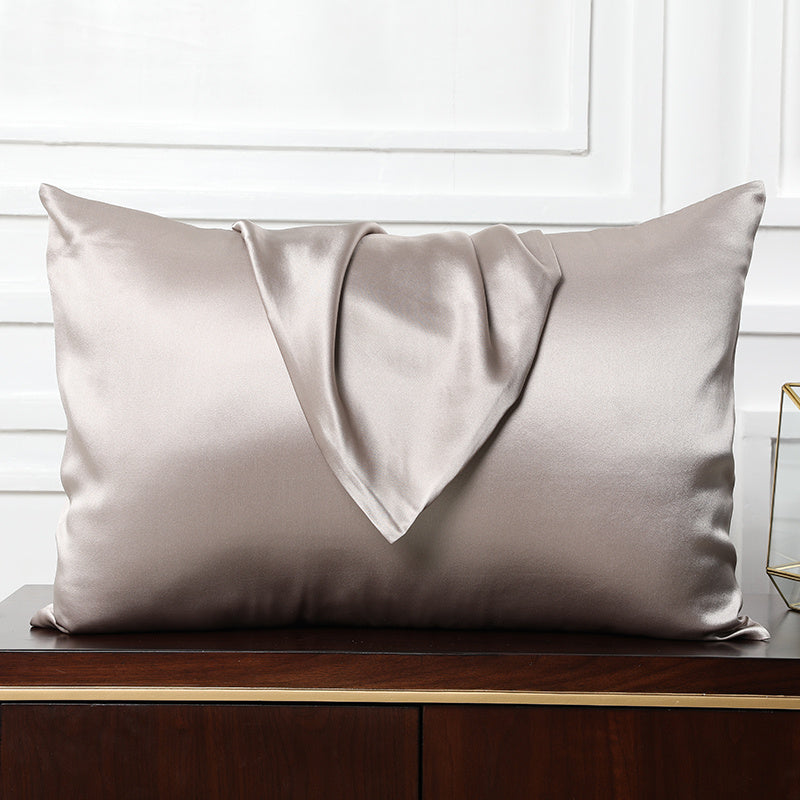 KTX-995667 Mulberry Silk Envelope Pillowcase for Single Latex Pillow - Available in Various Colors & Styles