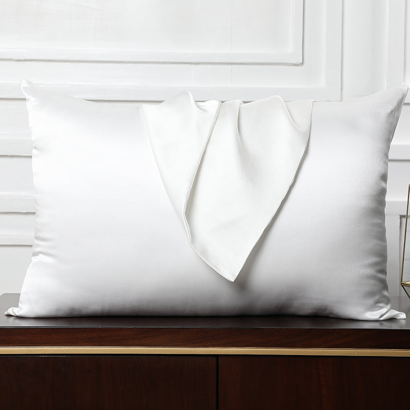 KTX-995667 Mulberry Silk Envelope Pillowcase for Single Latex Pillow - Available in Various Colors & Styles