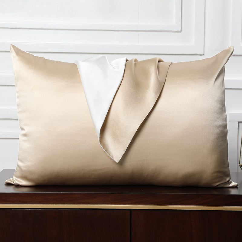 KTX-995667 Mulberry Silk Envelope Pillowcase for Single Latex Pillow - Available in Various Colors & Styles