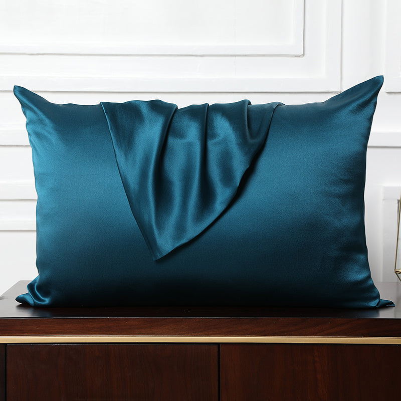 KTX-995667 Mulberry Silk Envelope Pillowcase for Single Latex Pillow - Available in Various Colors & Styles