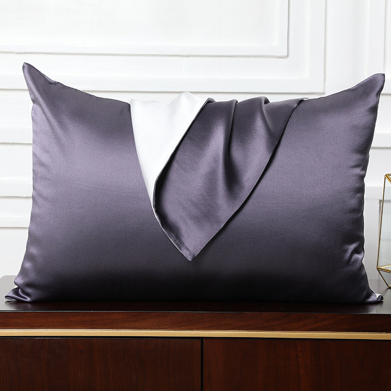 KTX-995667 Mulberry Silk Envelope Pillowcase for Single Latex Pillow - Available in Various Colors & Styles