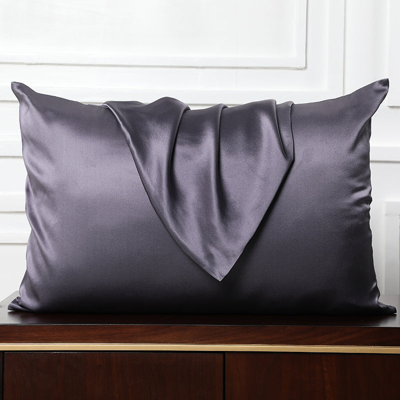 KTX-995667 Mulberry Silk Envelope Pillowcase for Single Latex Pillow - Available in Various Colors & Styles