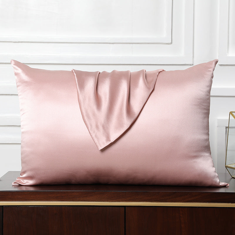 KTX-995667 Mulberry Silk Envelope Pillowcase for Single Latex Pillow - Available in Various Colors & Styles