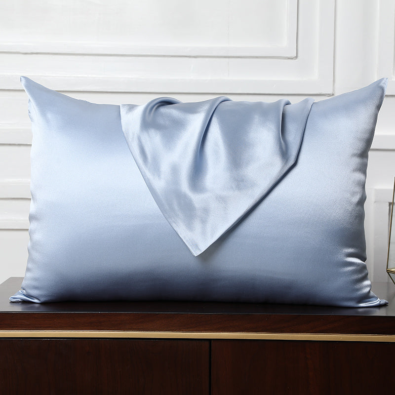 KTX-995667 Mulberry Silk Envelope Pillowcase for Single Latex Pillow - Available in Various Colors & Styles