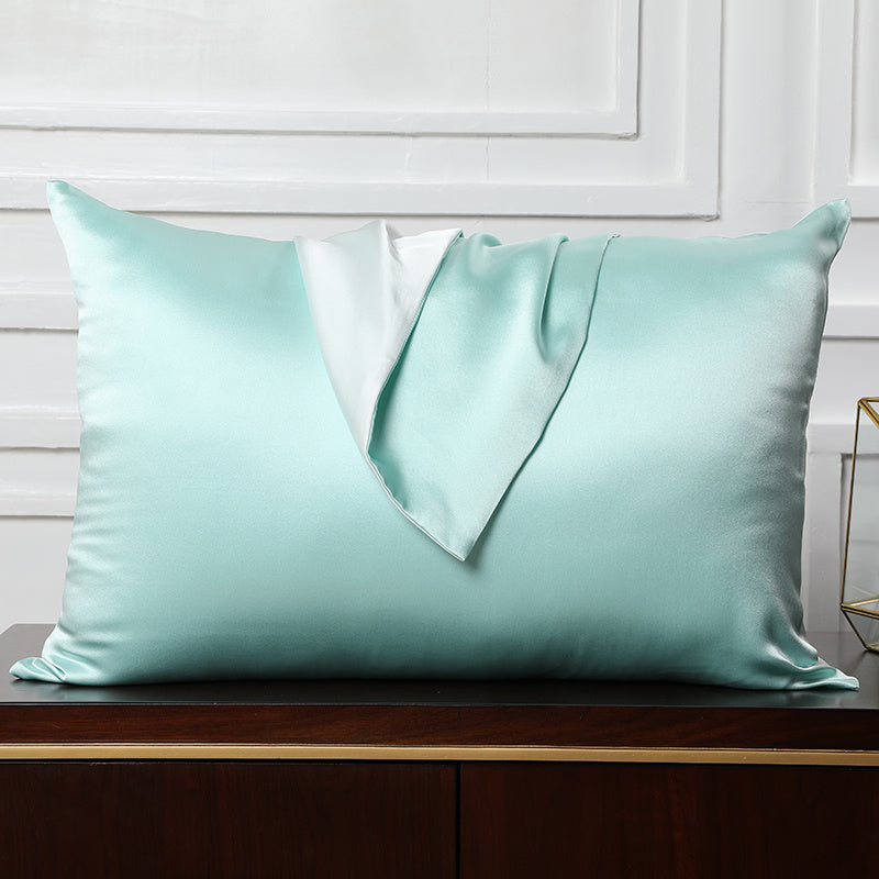 KTX-995667 Mulberry Silk Envelope Pillowcase for Single Latex Pillow - Available in Various Colors & Styles