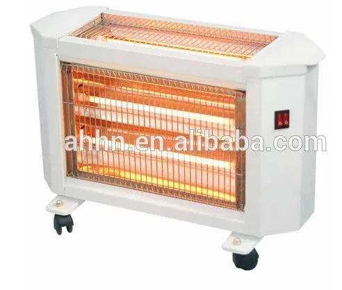 KTX-996115 800W Quartz Infrared Oil Filled Heater with Adjustable Thermostat and Overheat Protection
