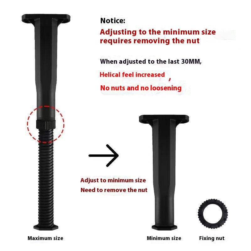 KTX-997395 Adjustable Bed Board Support Frame Leg - Load-Bearing, Modern Design