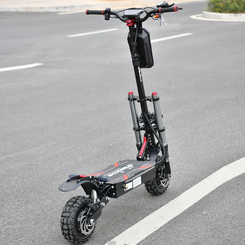 KTX-997523 60V 20Ah Electric Scooter, 5600W Motor, 80-100km Range, 100km/h Max Speed, Foldable Design