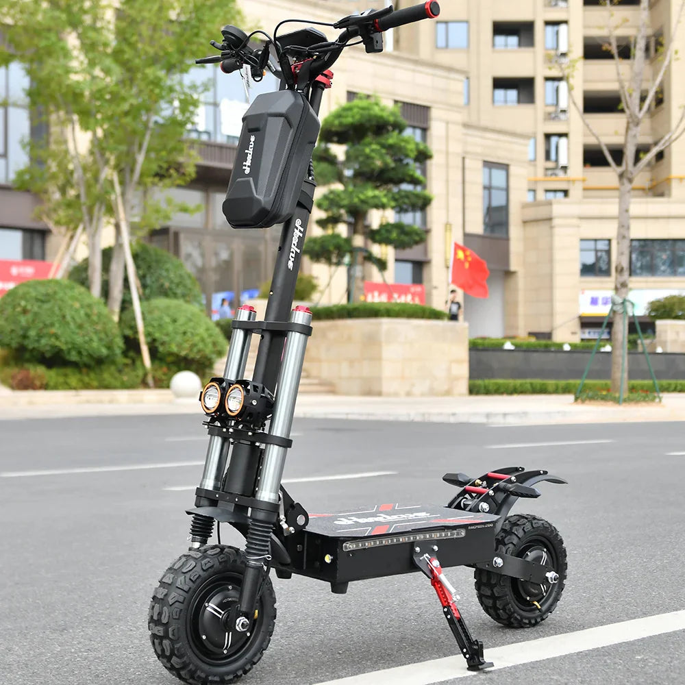 KTX-997523 60V 20Ah Electric Scooter, 5600W Motor, 80-100km Range, 100km/h Max Speed, Foldable Design