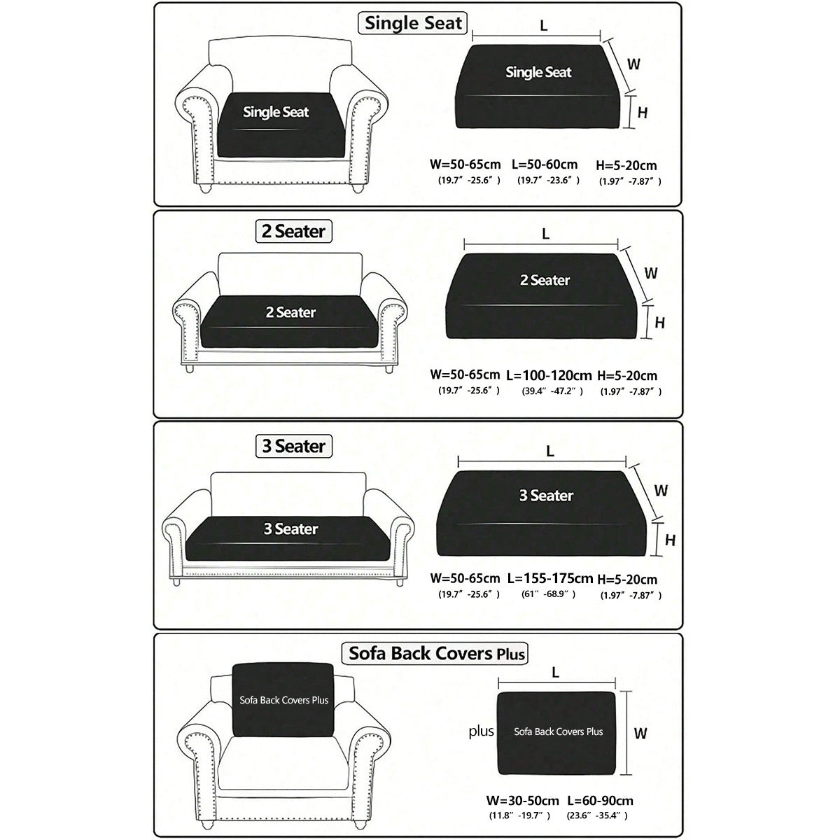 KTX-998547 Rainforest Leaves Stretch Sofa Seat Cover - Dustproof & Modern Design in Multiple Sizes