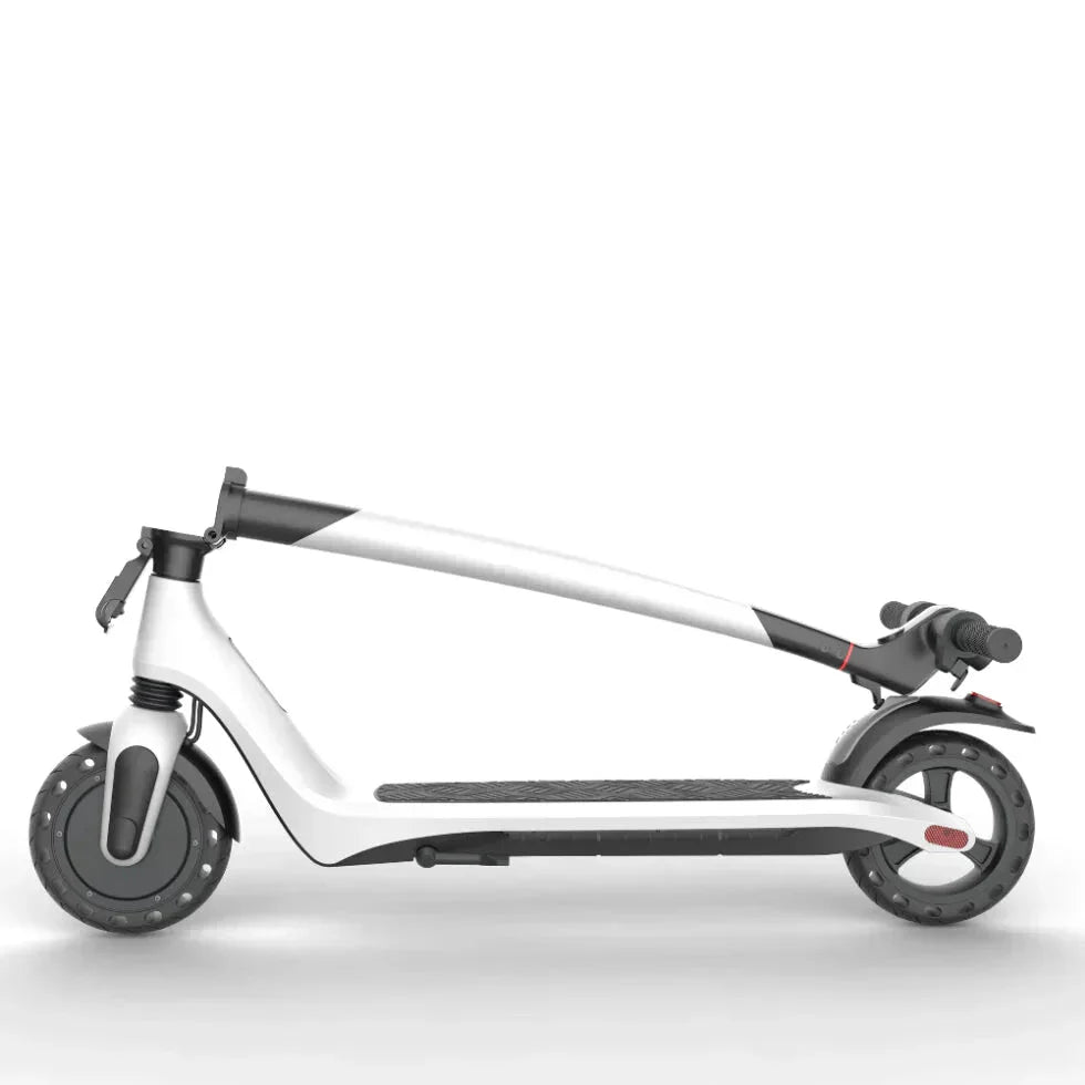 MX-A3 Eco 21.7 Miles 36V 8Ah 288Wh 350W Single-Motor Drive Extended-Range Foldable Electric Scooter - White