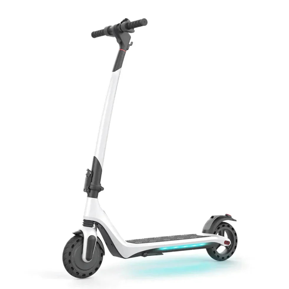 MX-A3 Eco 21.7 Miles 36V 8Ah 288Wh 350W Single-Motor Drive Extended-Range Foldable Electric Scooter - White