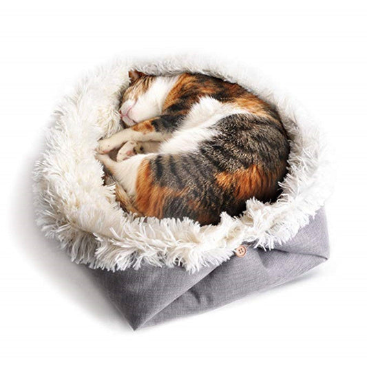 Autumn And Winter Dual-use Plush Pet Bed