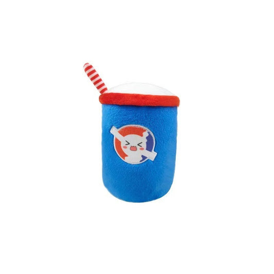 4-in-1 Fast Food Bucket Dog Toy Set, Squeaky Plush Bucket, Fries, Soda & Burger,